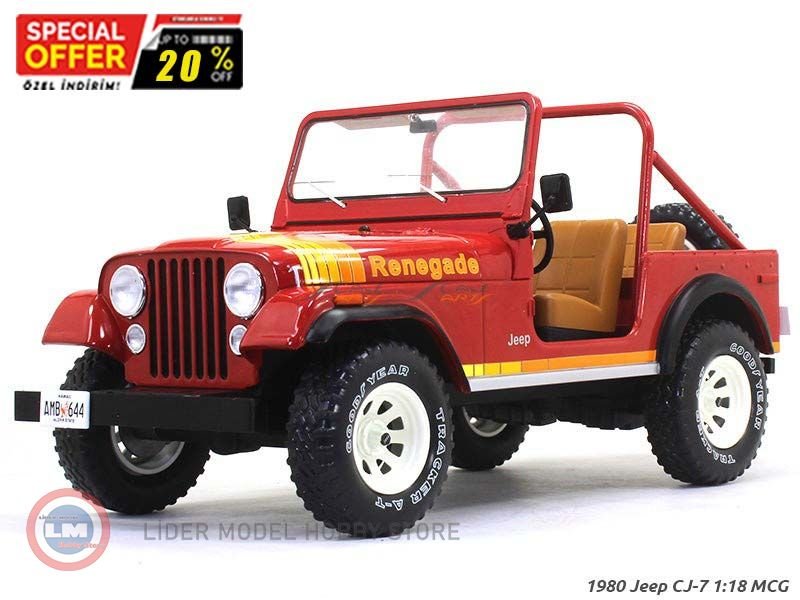 1:18 1976 Jeep CJ-7 Renegade