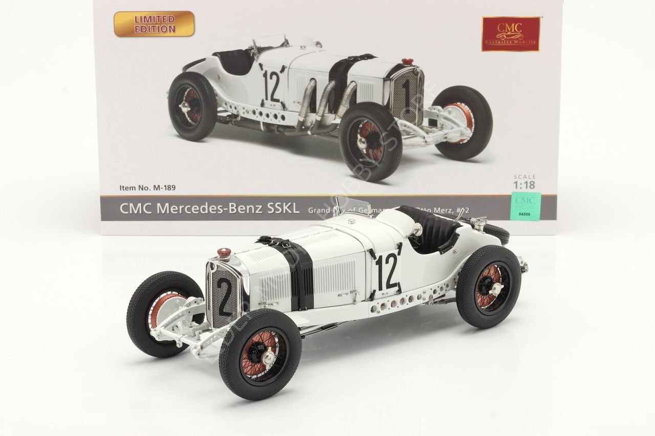 1:18 1931 Mercedes Benz SSKL #12 Mille Miglia