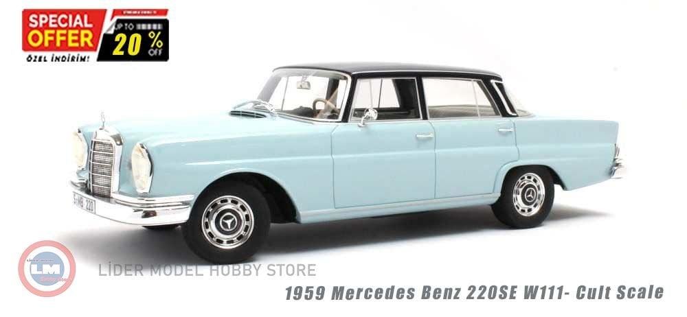 1:18 1959 Mercedes Benz 220SE W111