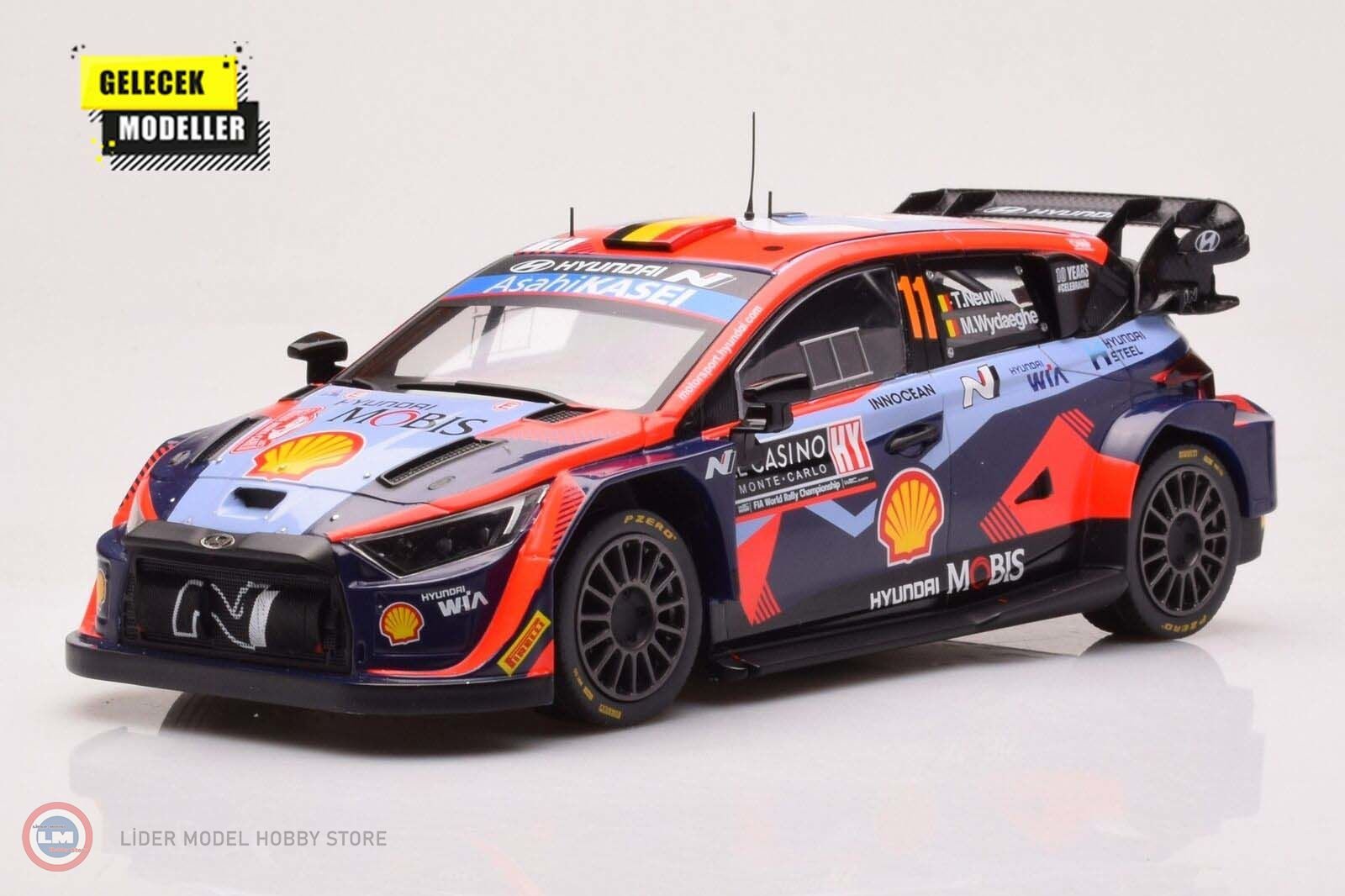 1:18 2023 Hyundai i20 N, #11, WRC1, Rally Monte Carlo