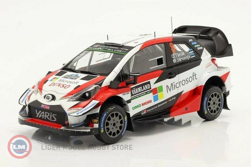 1:18  2019 Toyota Yaris WRC, No.8, Rallye Schweden, O.TänakM.Jarveoja