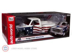 1:18 1980 Dodge Pickup Step Side - Patriotic