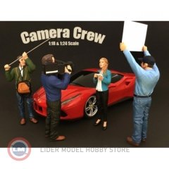 1:18 American Diorama Kameraman Crew Figür I 77427