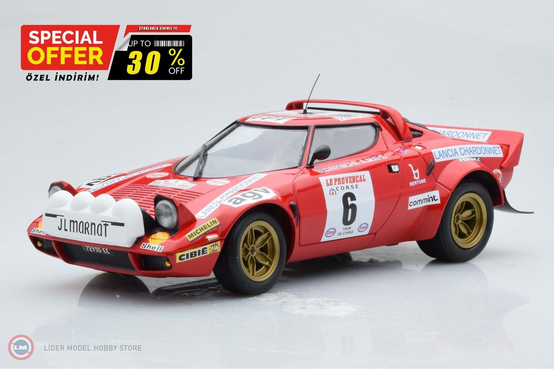 1:18 1975 Lancia STRATOS #6 DARNICHEMAHE