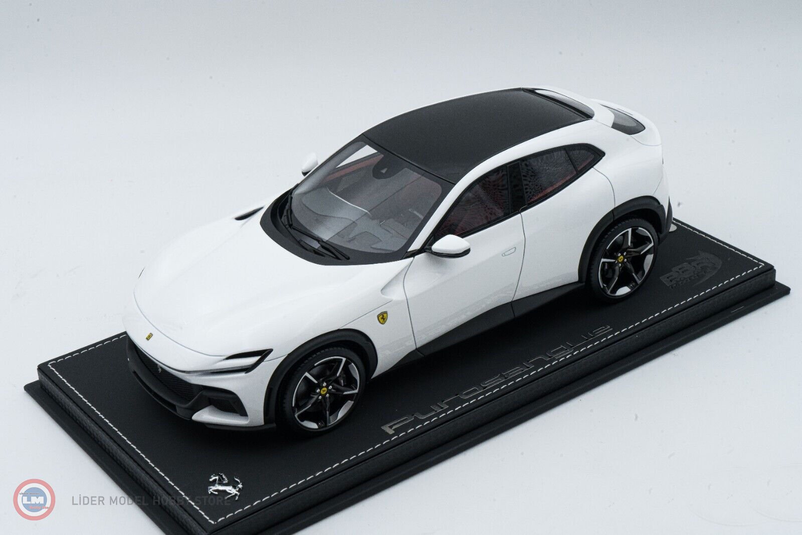 1:18 2022 Ferrari Purosangue White Cervino Metallizzato