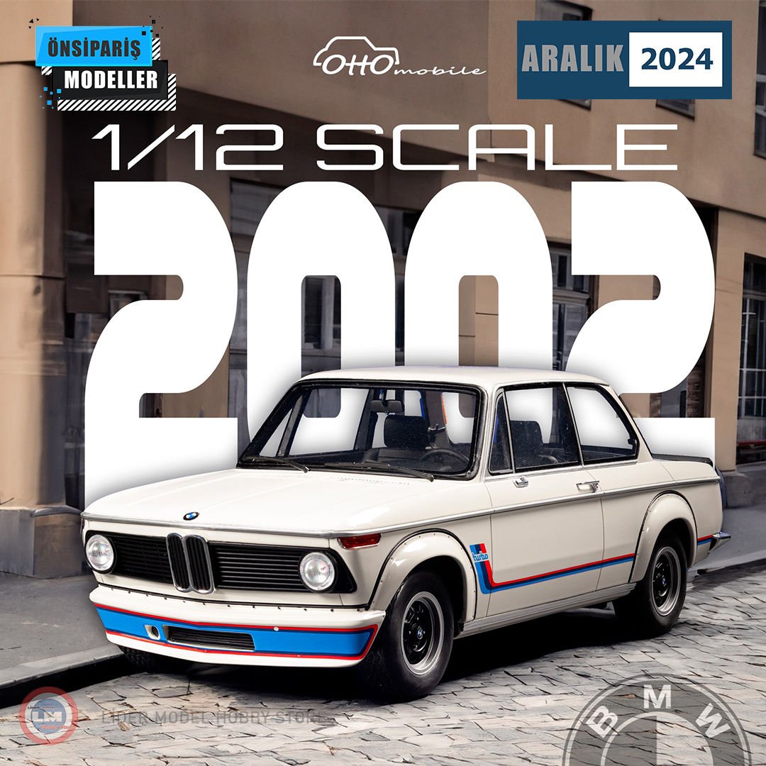 1:12 OTTO 1974 BMW 2002 Turbo Chamonix White