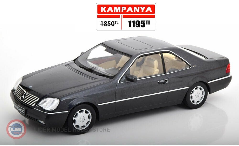 1:18 1992 Mercedes Benz 600 SEC C140