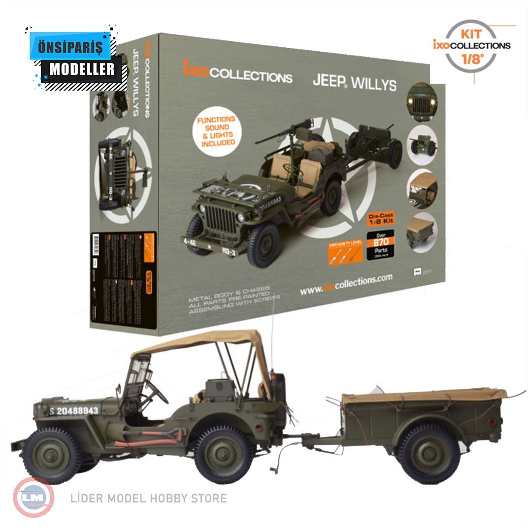 1:8 Jeep Willys US 4x4