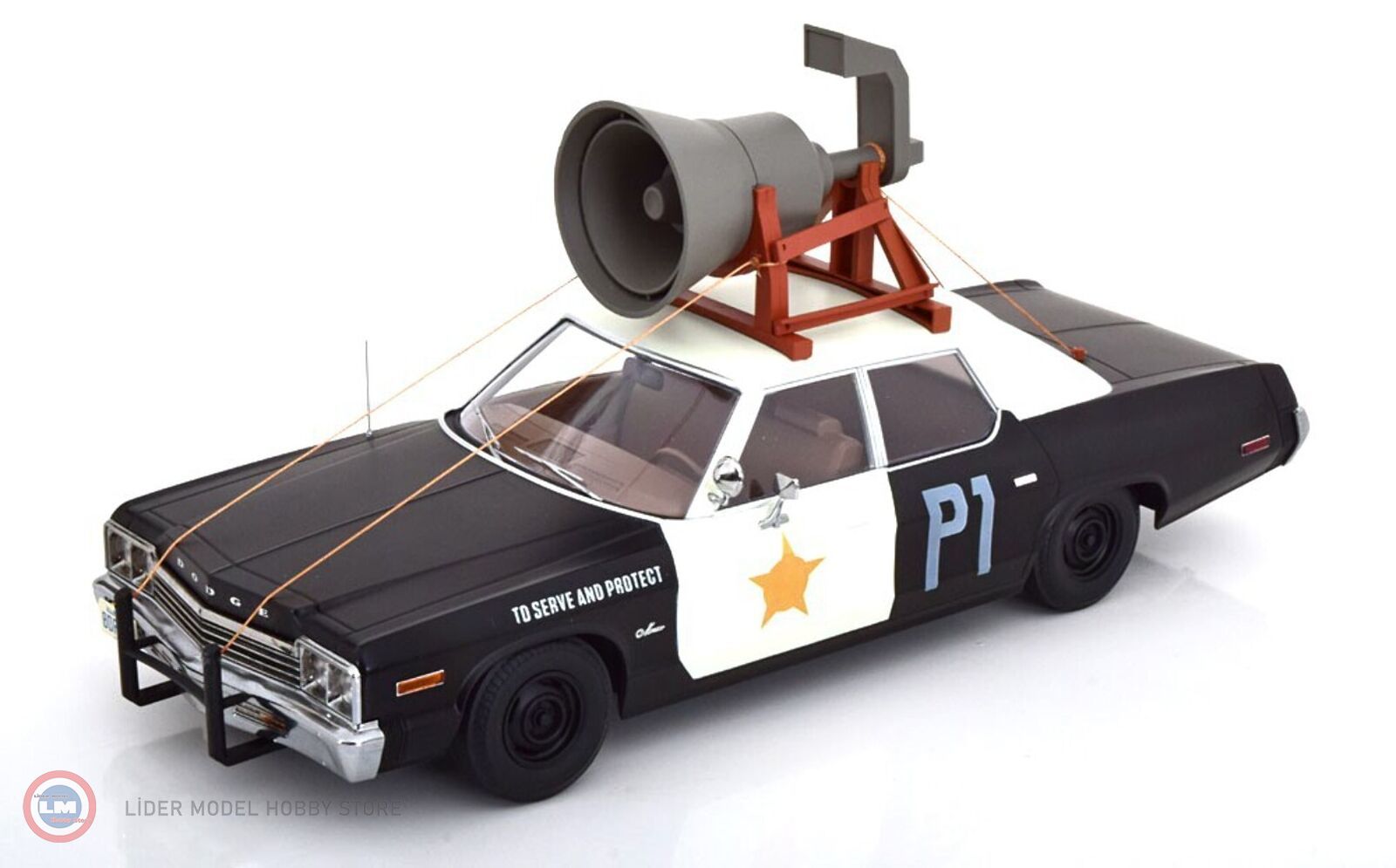 1:18 1974 Dodge Monaco Bluesmobile with horn