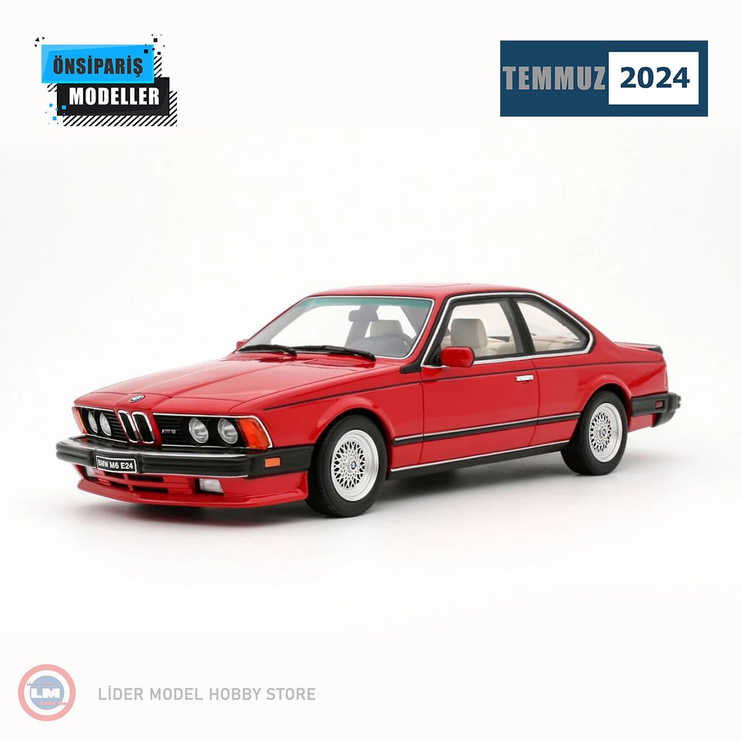 1:18 1986 BMW E24 M6 3000 Limitli Henna Red