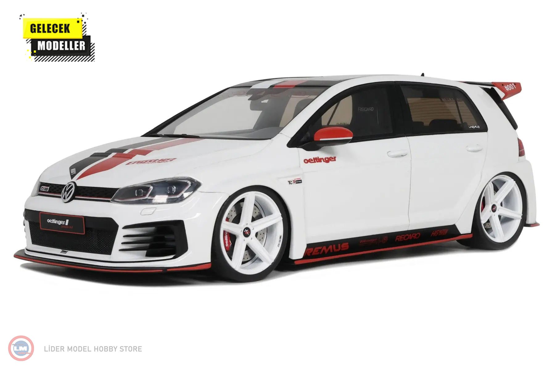 1:18 2019 Volkswagen Golf VII GTI Oettinger Pure White