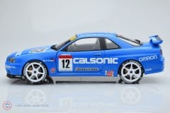 1:18 2000 Nissan Skyline GT-R R34 #12 Calsonic Blue