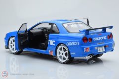 1:18 2000 Nissan Skyline GT-R R34 #12 Calsonic Blue