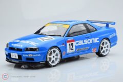 1:18 2000 Nissan Skyline GT-R R34 #12 Calsonic Blue
