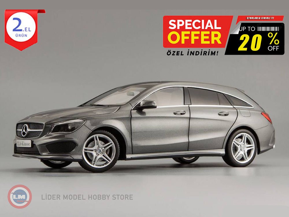 1:18 2015 Mercedes-Benz CLA-Class Shooting Brake (Mountain Grey Met)