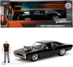 1:24 1970 Dodge Charger & Doms figure - Fast & Furious