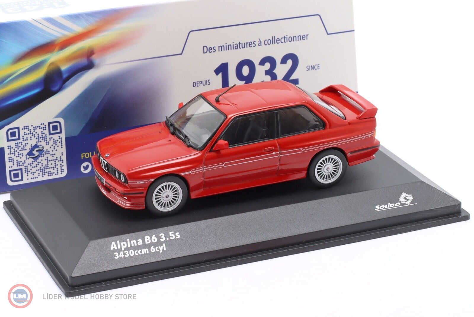 1:43 1990 BMW Alpina B6 3.5s (E30)