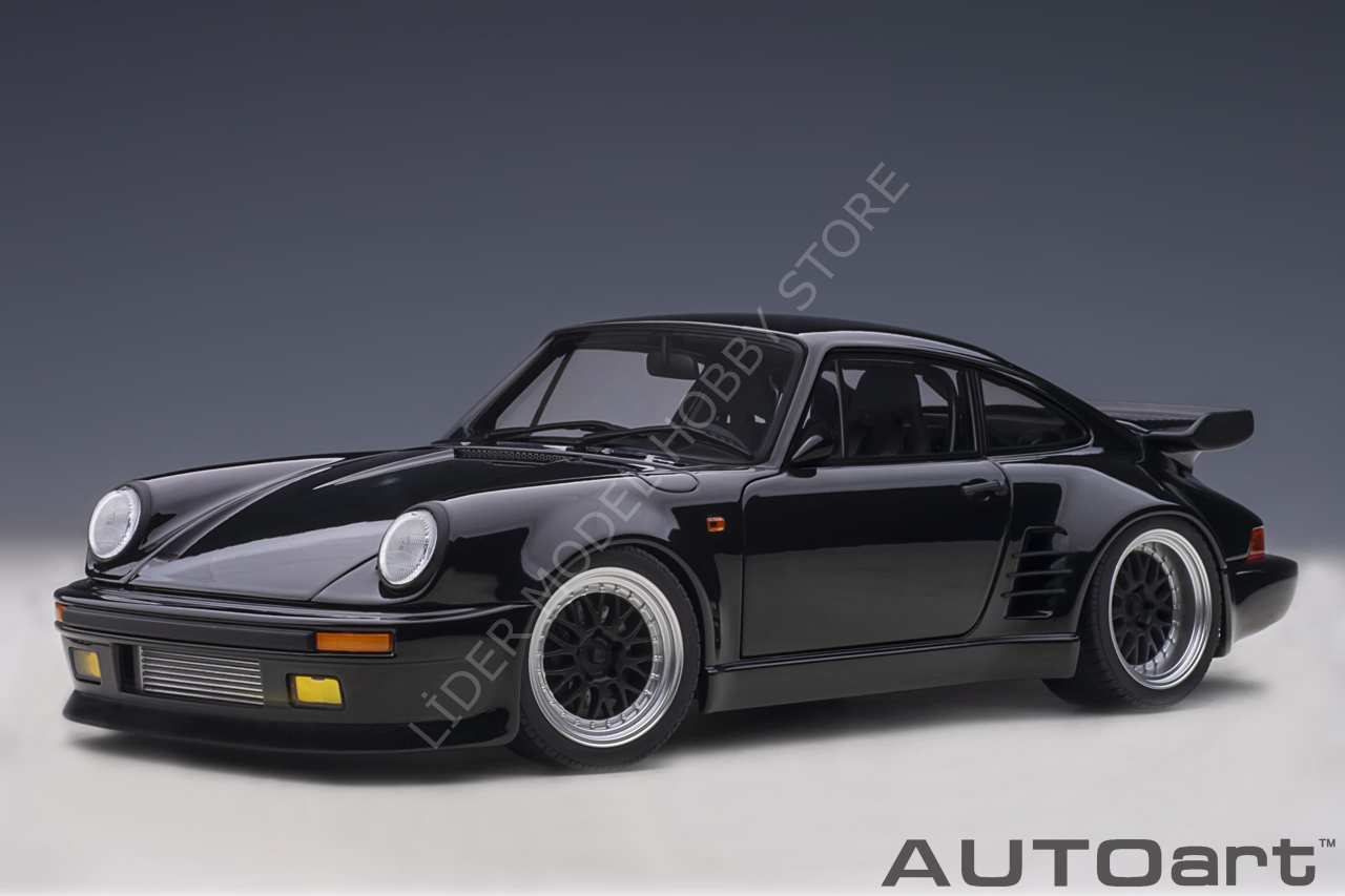 1:18 1986 Porsche 911 (930) Turbo Wangan ''Black Bird'' Midnight 30th Anniversary