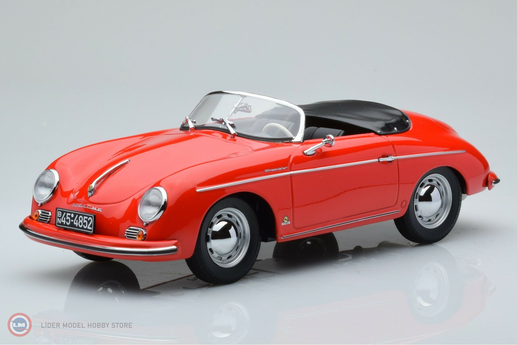 1:18 1954 Porsche 356 Speedster  Red