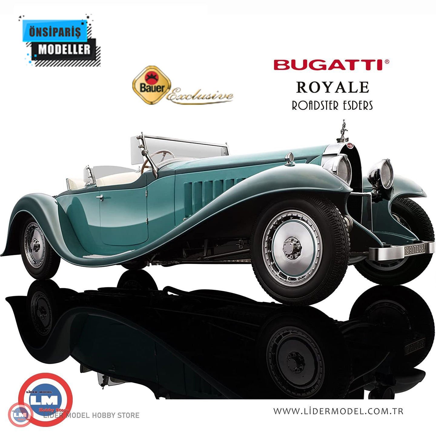 1:18 1932 Bugatti Royale Rodster Esders