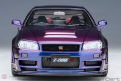 1:18 2001 Nissan Skyline GT-R (R34) Z-tune (Midnight Purple)