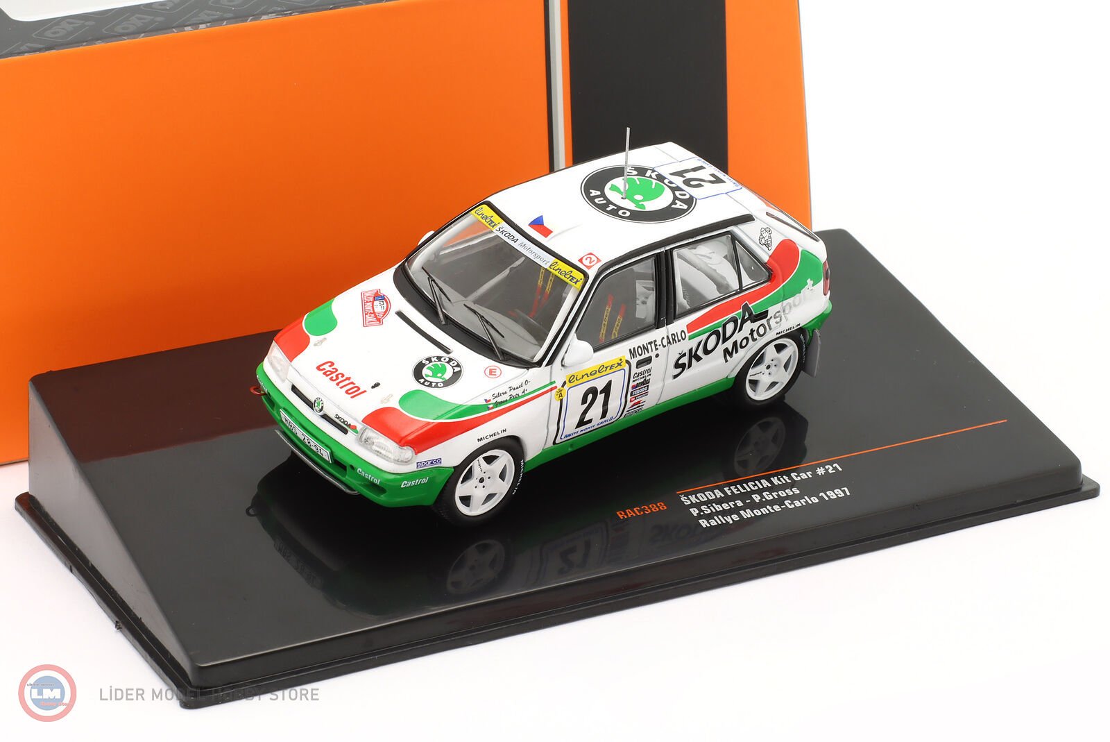 1:43 1997 Skoda Felicia Kit Car #21 Rallye Monte Carlo