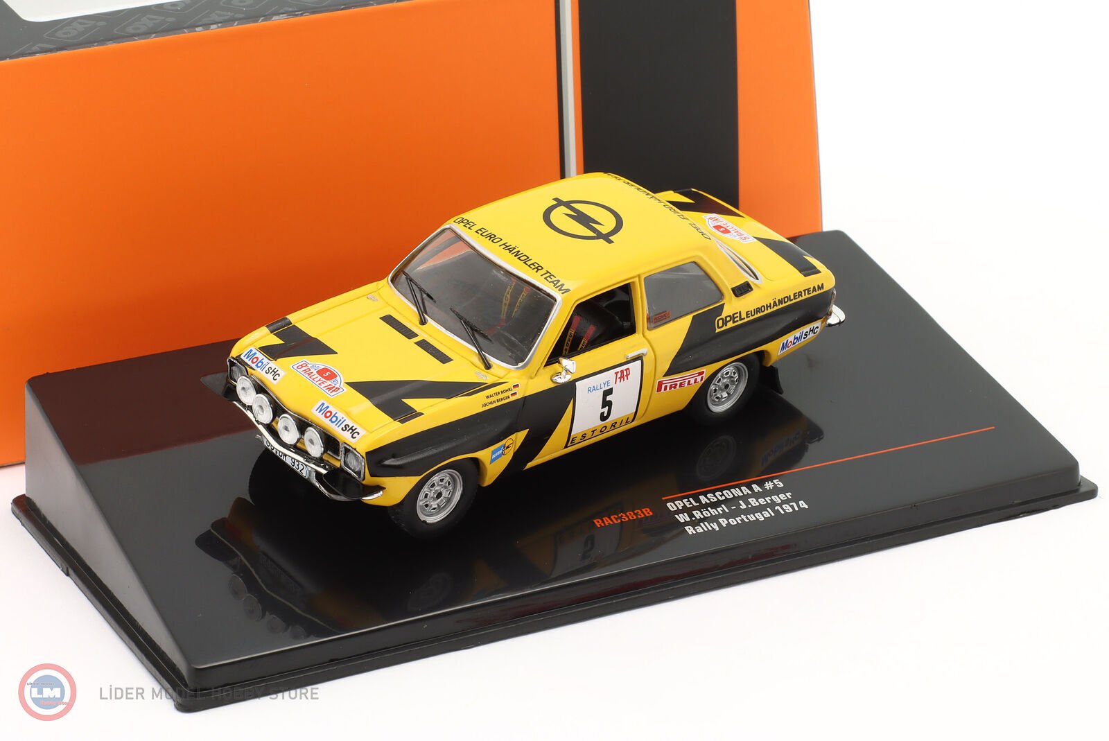 1:43 1974 Opel Ascona A Euro Handlerteam, #5 Rallye