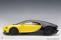 1:18 Bugatti Chiron (Jaune MolsheimNocturne Black)