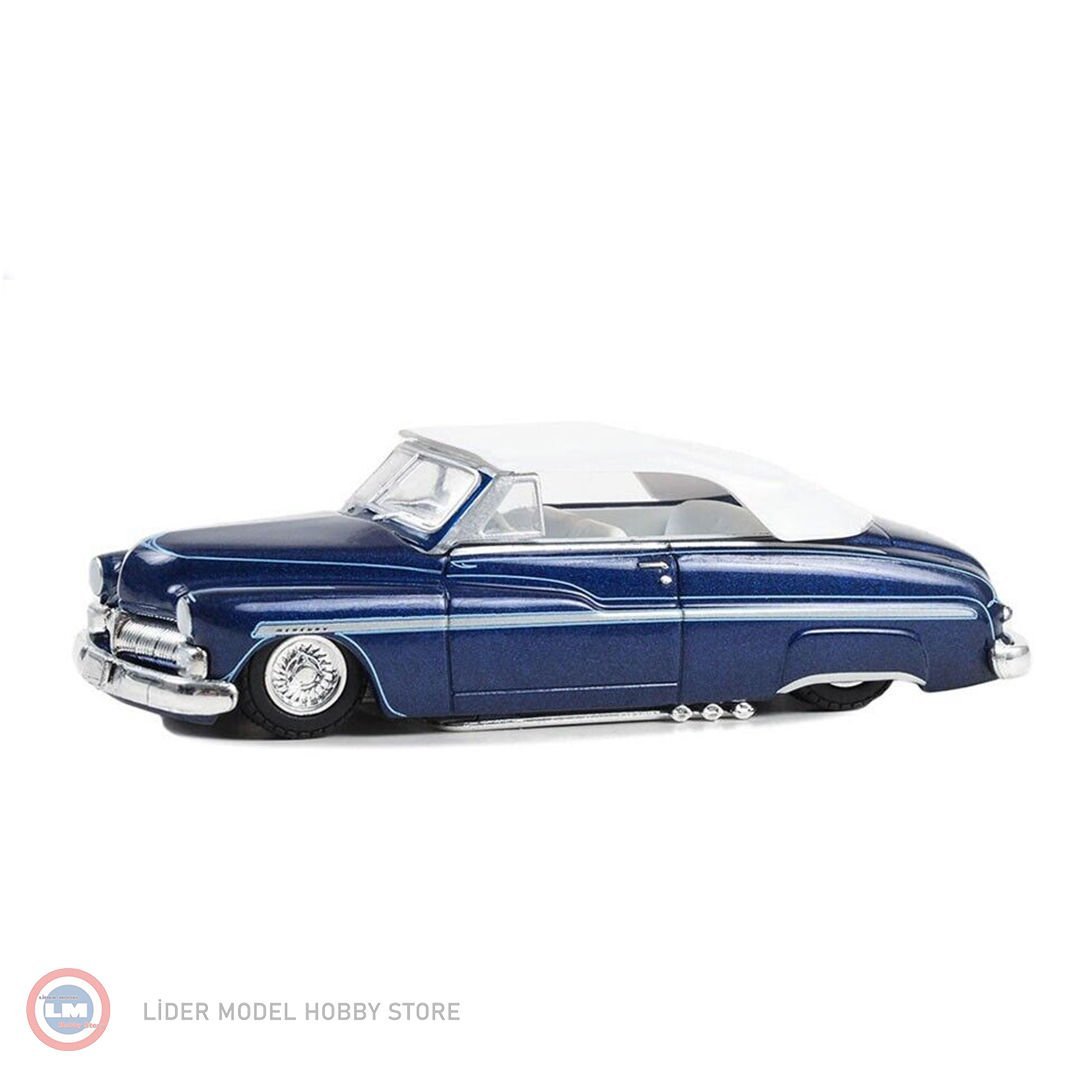 1:64 Greenlight 1950 Mercury Eight Chopped Top Convertible California Lowriders Series