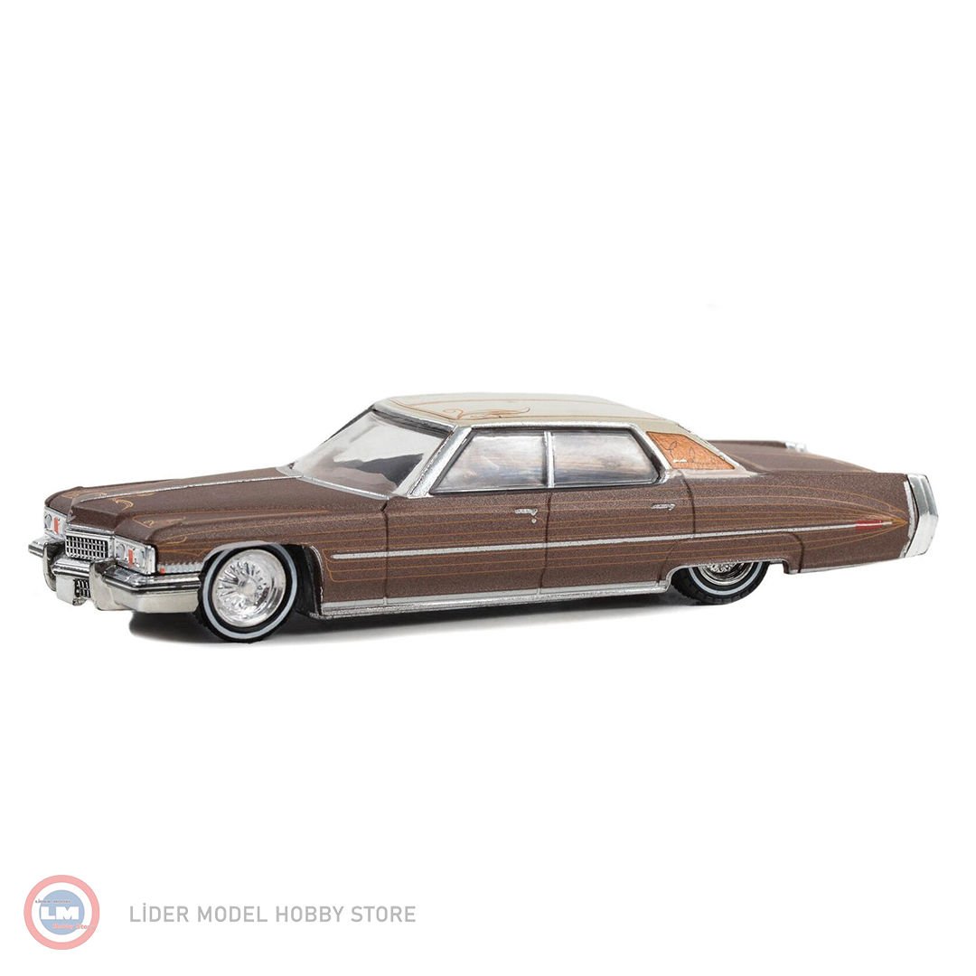 1:64 Greenlight 1973 Cadillac Sedan Deville California Lowriders Series