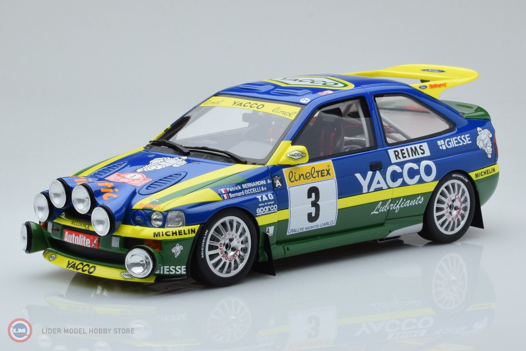 1:18 1996 Ford Escort RS #3 Cosworth Rally Monte Carlo