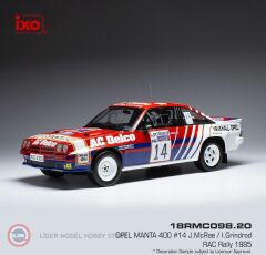 1:18 1985 Opel Manta B 400 #14 RAC Rally