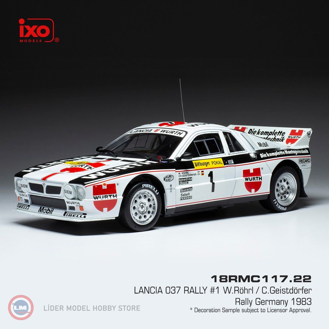 1:18 1983 Lancia 037 Rally #1 Rally WM, Rally Deutschland