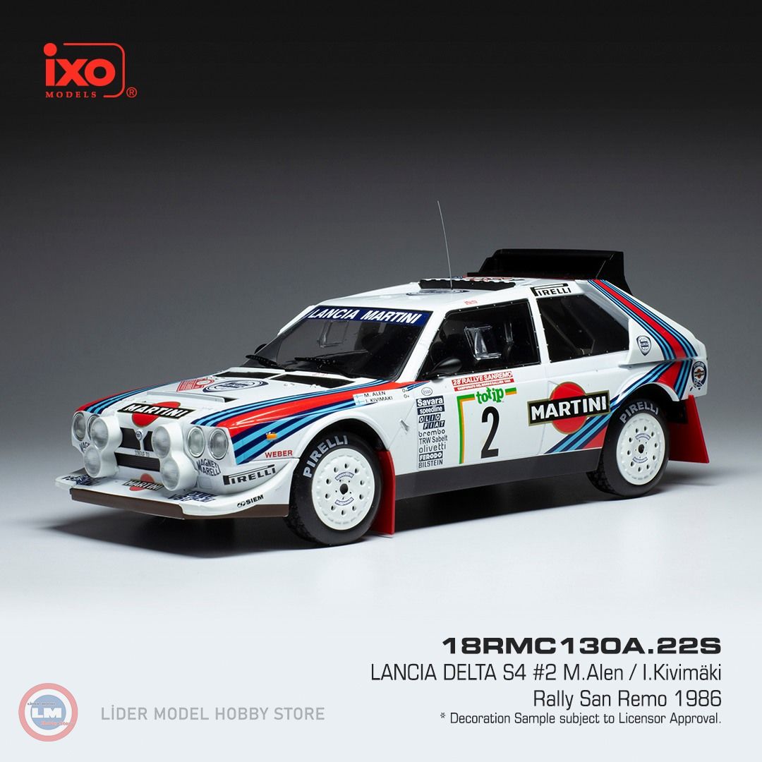 1:18 1986 Lancia Delta S4 #2, Rally San Remo