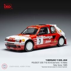 1:18 1985 Peugeot 205 T16  - #3 - Belga - Rally Ypres