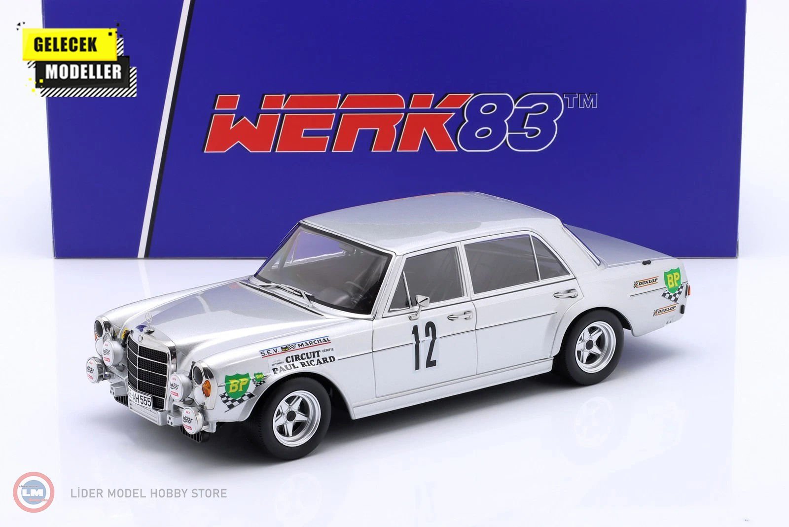 1:18 WERK83 1971 Mercedes Benz AMG 300 SEL 6.8 #12