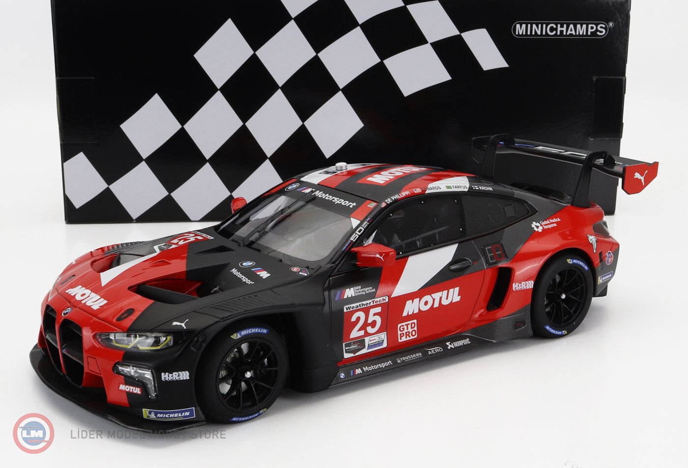 1:18 2022 BMW M4 GT3 #25 IMSA 2022 De Phillippi, Edwards, Farfus, Krohn