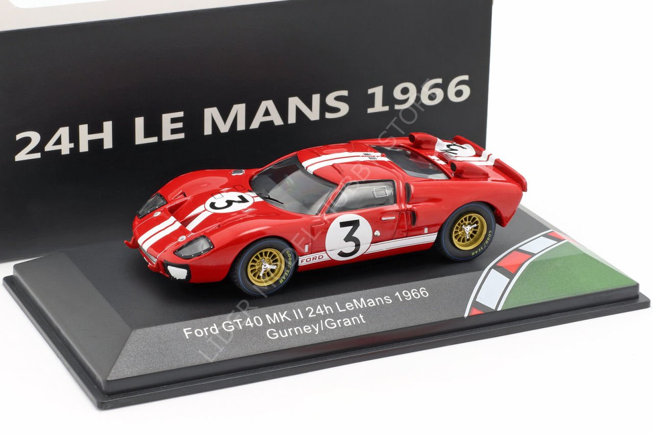 1:43 1966 Ford GT40 MK II #3 24h LeMans Gurney Grant