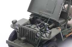 1:18 Jeep Willys Army Green with Trailer