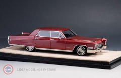 1:43 1968 Cadillac Fleetwood Sixty Special San Mateo Red Met