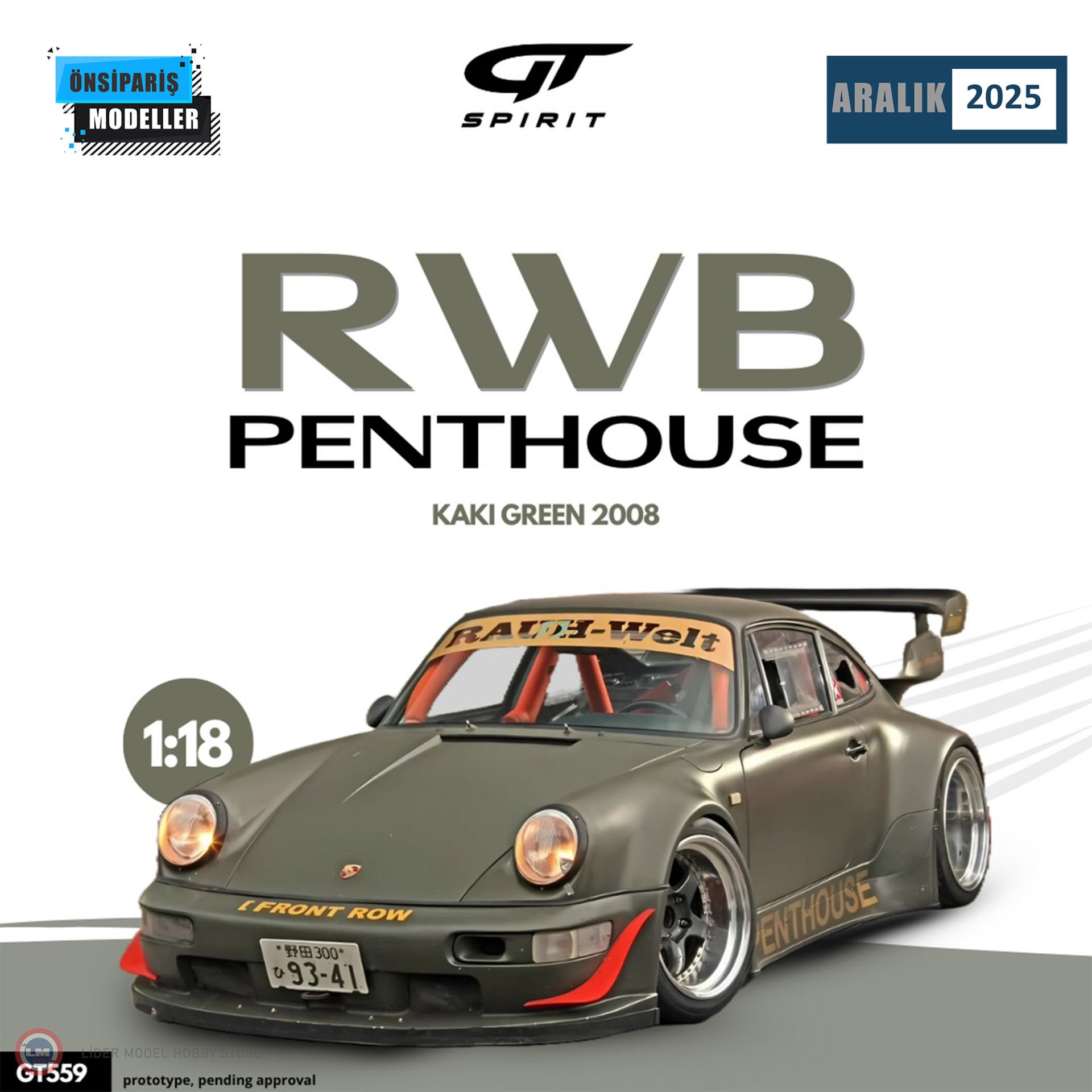 1:18 Porsche RWB PENTHOUSE GREEN