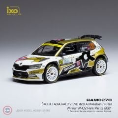 1:43 2021 Skoda Fabia Rally2 EVO #20 Rally Monza