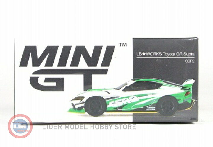 Mini GT 1:64 LB★WORKS Toyota GR Supra CSR2 ***in clamshell blisters Mini GT 1:64 LB★WORKS Toyota GR Supra CSR2 ***in clamshell blisters