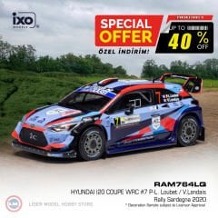 1:43 2020 Hyundai I20 Coupe WRC - Rallye Sardinien 2020 - L. LoubetV.Landais