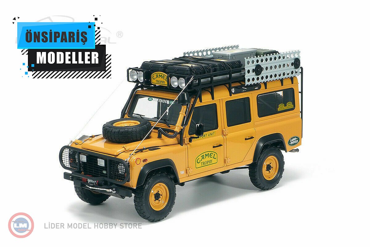 1:18 1993 Land Rover Defender 110 Camel Trophy SUPPORT UNIT Malaysia