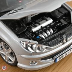 1:18 2003 Peugeot 206 RC Aluminium Silver