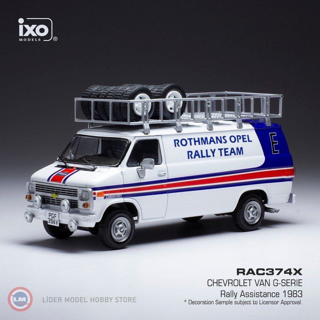 1:43 1983 Chevrolet G Series Van Rothmans Opel Rally Team