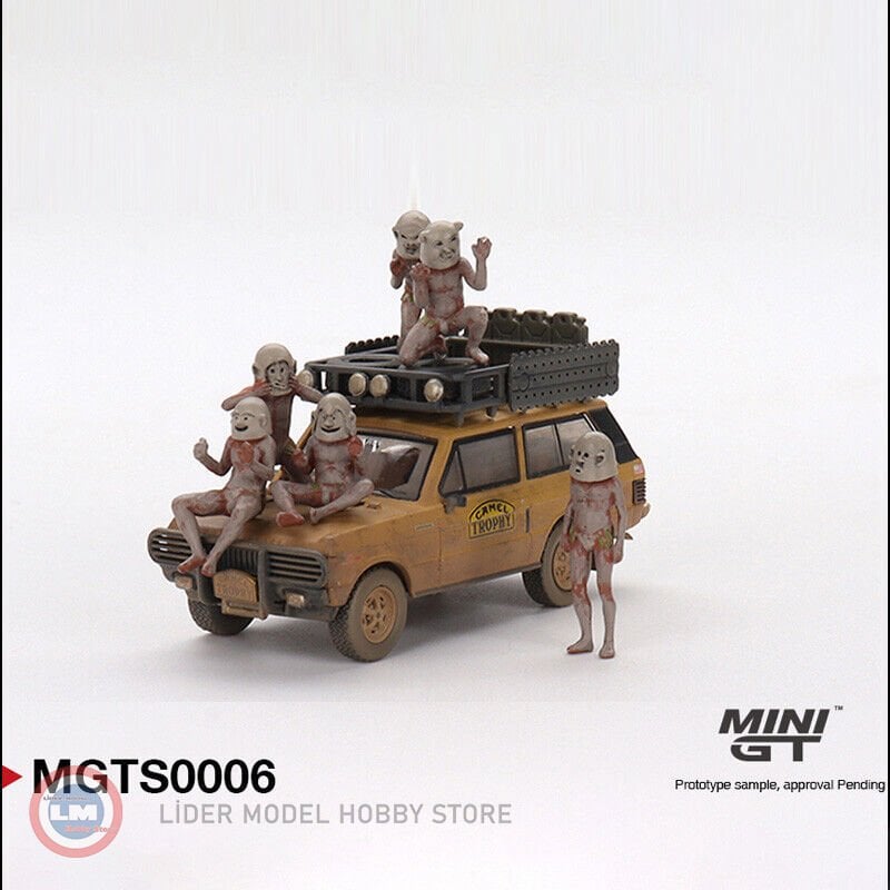 1:64 1982 Range Rover Camel Trophy Papua New Guinea Limited Edition set with Figures