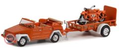 1:64 1973 Volkswagen Thing (Type 181) and Utility Trailer with 1920 Indian Scout
