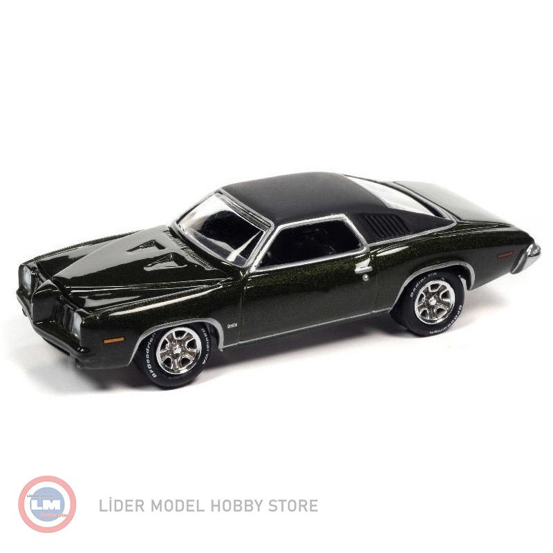 1:64 Johnny Lightning  1973 Pontiac Grand Am Golden Olive Poly